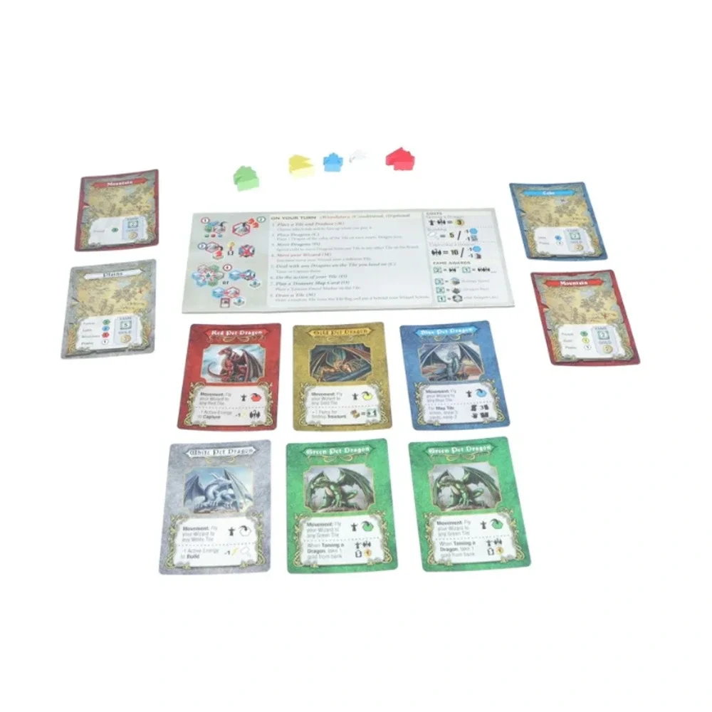 R & R Games Dragon Island Wizard Fantasy Strategy Board Game New